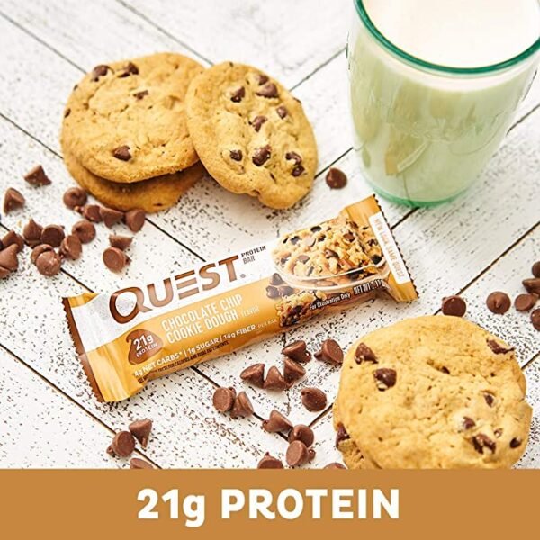 QUEST BARRITA PROTEICA - CHOCOLATE CHIP COOKIE DOUGH X 60 GR.