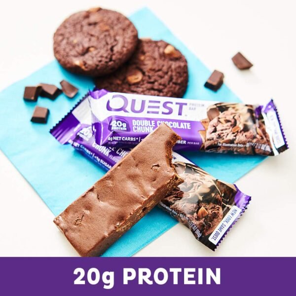 QUEST BARRITA PROTEICA - DOUBLE CHOCOLATE CHUNK X 60 GR.